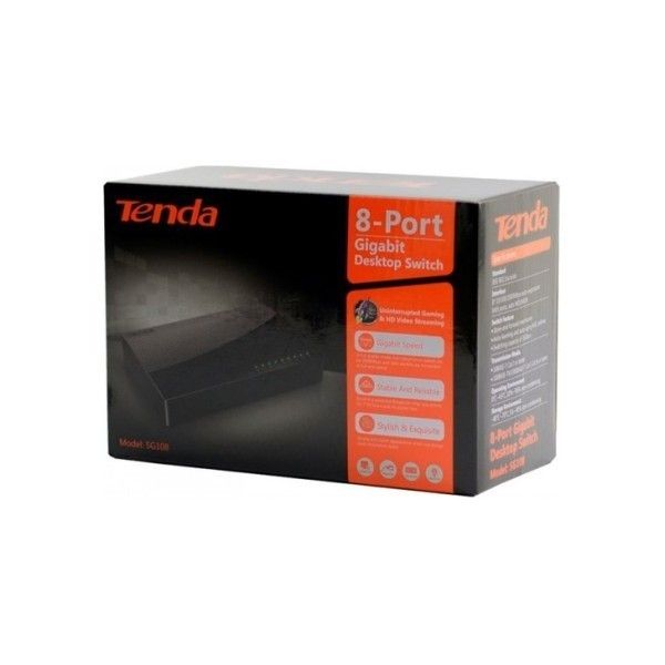 Tenda SG108 8 Port 10/100/1000 Gigabit Switch