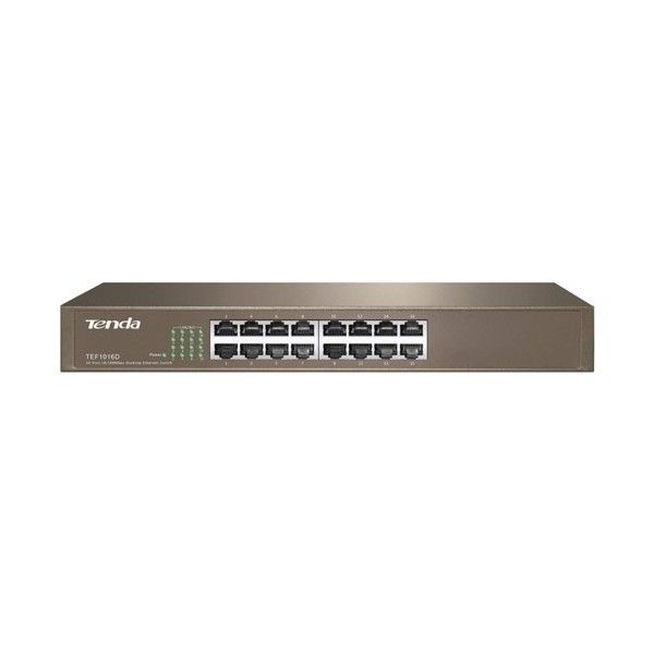 Tenda TEF1016D 16 Port 10/100 Desktop Ethernet Swi