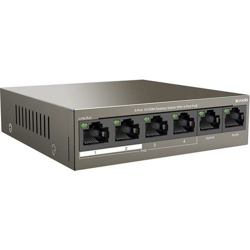 Tenda TEF1106P-4P-63W 6 Port 10/100 Mbps 2GB UpLin
