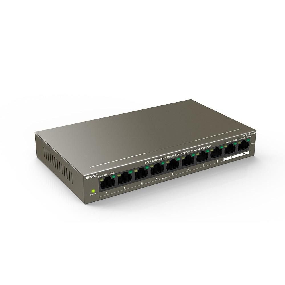 Tenda TEF1110P 102W 10/100/1000Mbps 8 Port Poe
