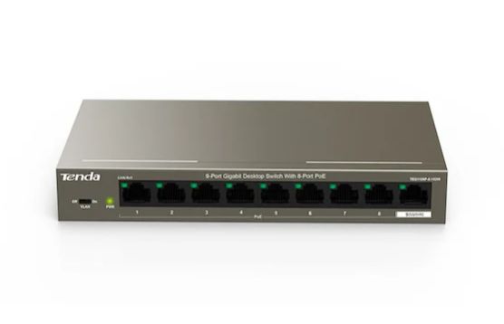 Tenda TEG1109P 102W 8 Port Poe 1GB Uplink Gigabit 