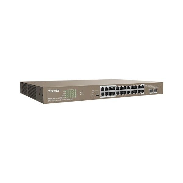 Tenda TEG1126P-24-410W 22 Port PoE 2GB Uplink 2SFP