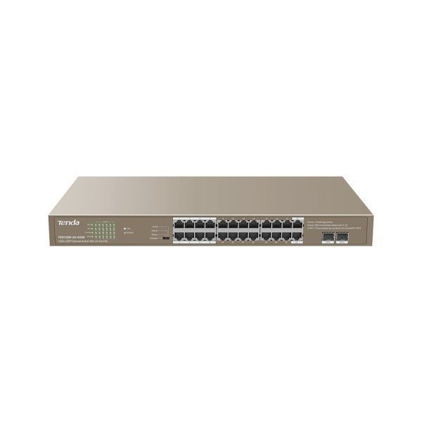 Tenda TEG1126P-24-410W 22 Port PoE 2GB Uplink 2SFP