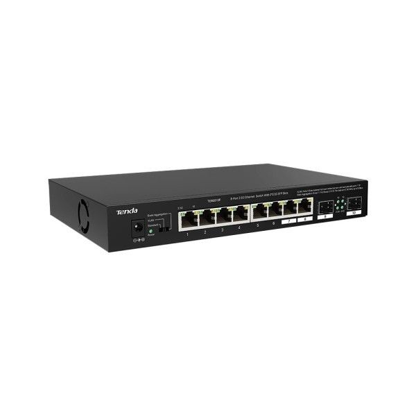 Tenda TEM2010F 8 Port 100/1000/2500 2GB Uplink 2SF