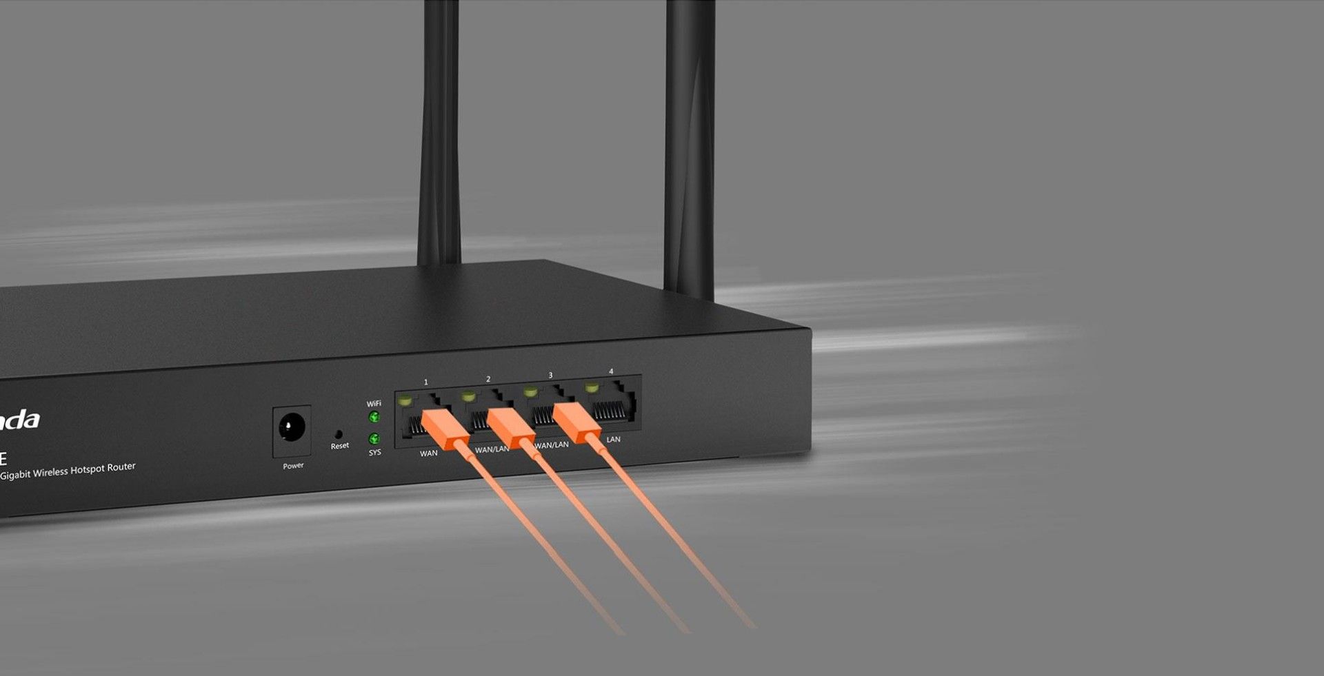 Tenda W20E AC1350 Gigabit Wireless Hotspot Router