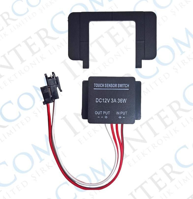 Touch Switch Dokunmatik Anahtar Kutulu Siyah