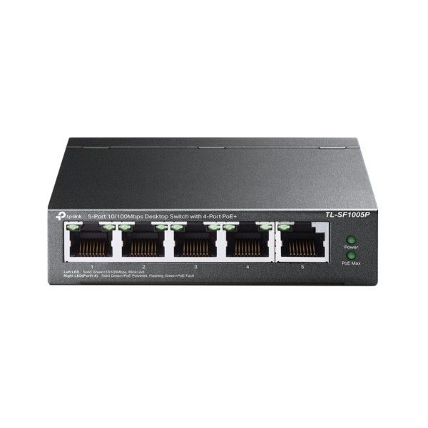 Tp-Link TL-SF1005P 10/100 5 Port 4 PoE Desktop Swi