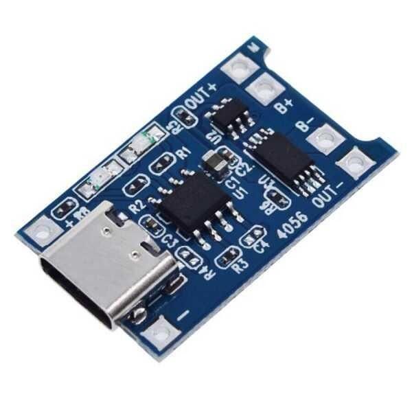 TP4056 5V 1A Korumalı Micro USB Şarj Modülü