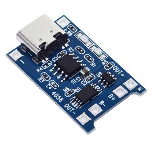 TP4056 5V 1A Korumalı Micro USB Şarj Modülü