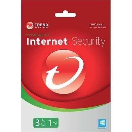 TrendMicro Titanium Internet Security 3 Kul. 1 Yıl