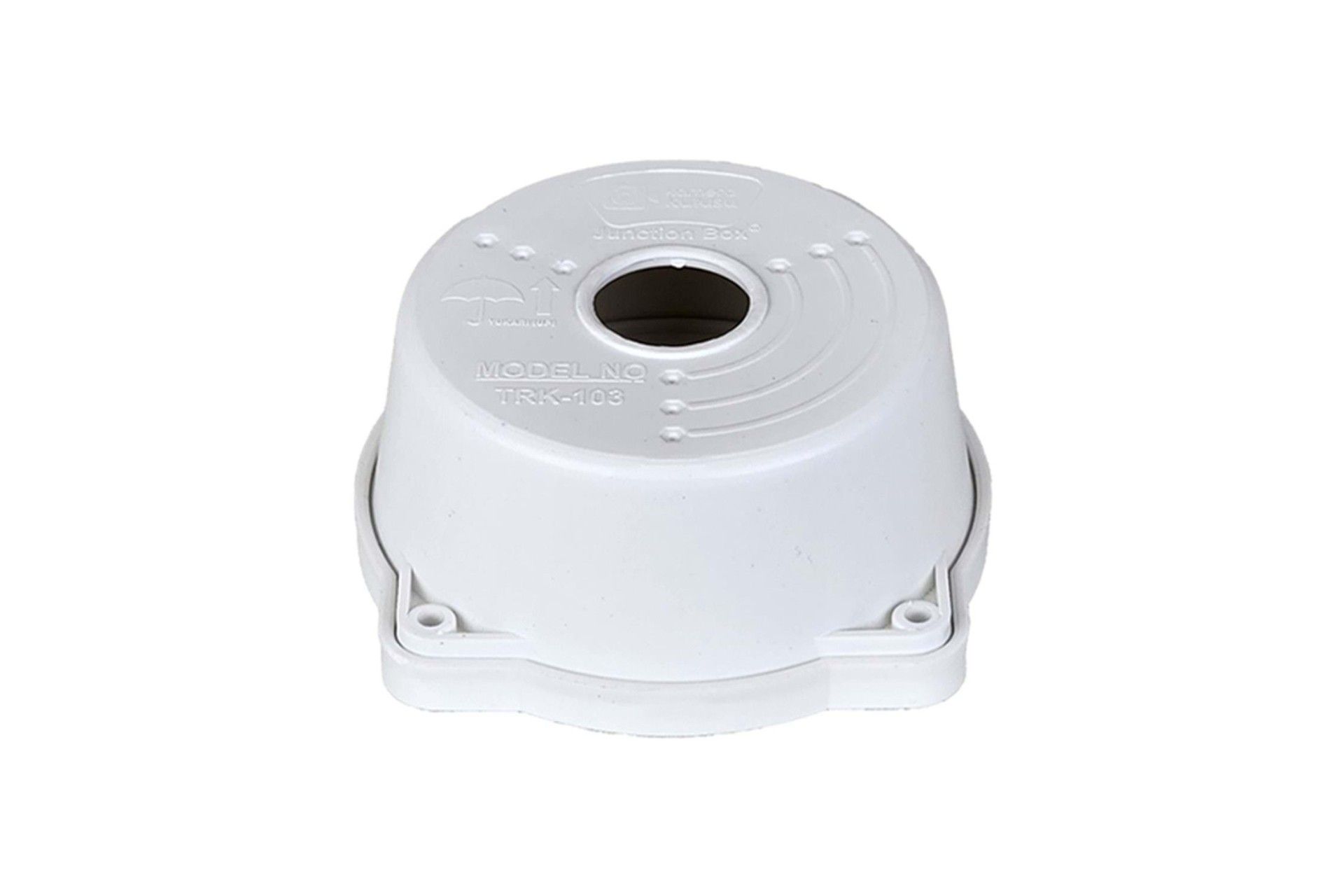 TRK-103 Beyaz Mini Kamera Kutusu (Taban Dahil)