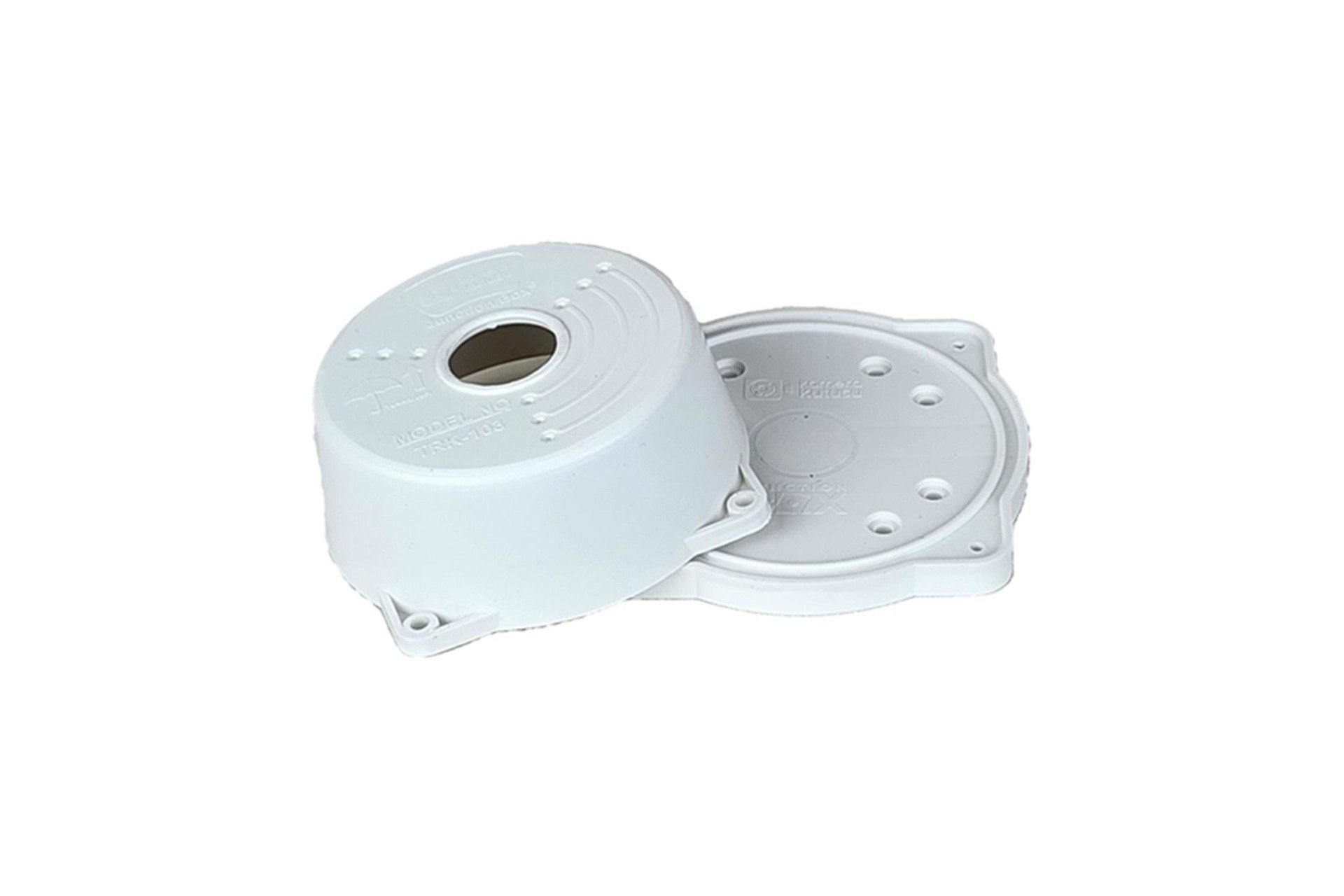 TRK-103 Beyaz Mini Kamera Kutusu (Taban Dahil)