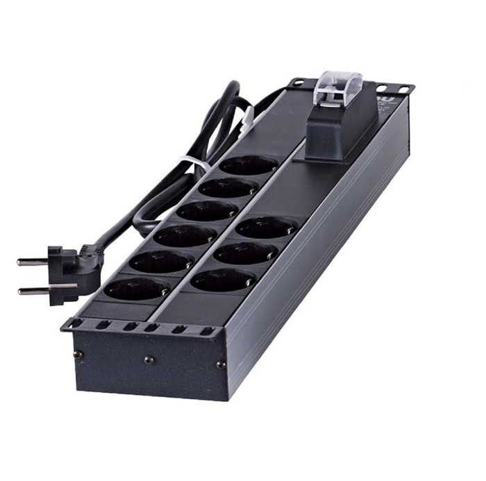 ULS Rack Kabinet Sigortalı 9 lu 19" Alüm.Grup Priz