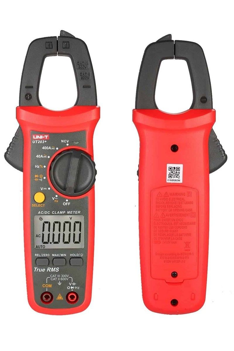 Unit UT203+ 600V 400a AC/DC NCV Pensampermetrer