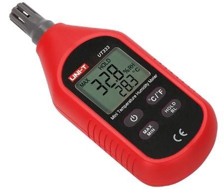 Unit UT333 -10 +60 Mini Dijital Isı Ve Nem Ölçer T