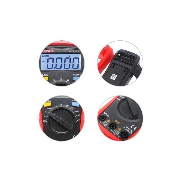 Unit UT33A+ AC/DC 600V 10A Dijital Multimetre