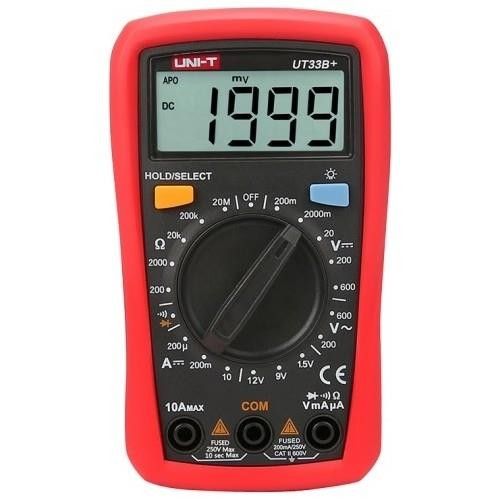 Unit UT33B+ AC/DC 600C DC 10A Dijital Mulimetre