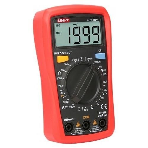 Unit UT33B+ AC/DC 600C DC 10A Dijital Mulimetre