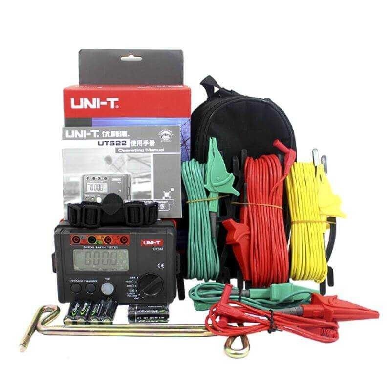 Unit UT-522 40Ohm Topraklama Direnci Ölçüm Cihazı