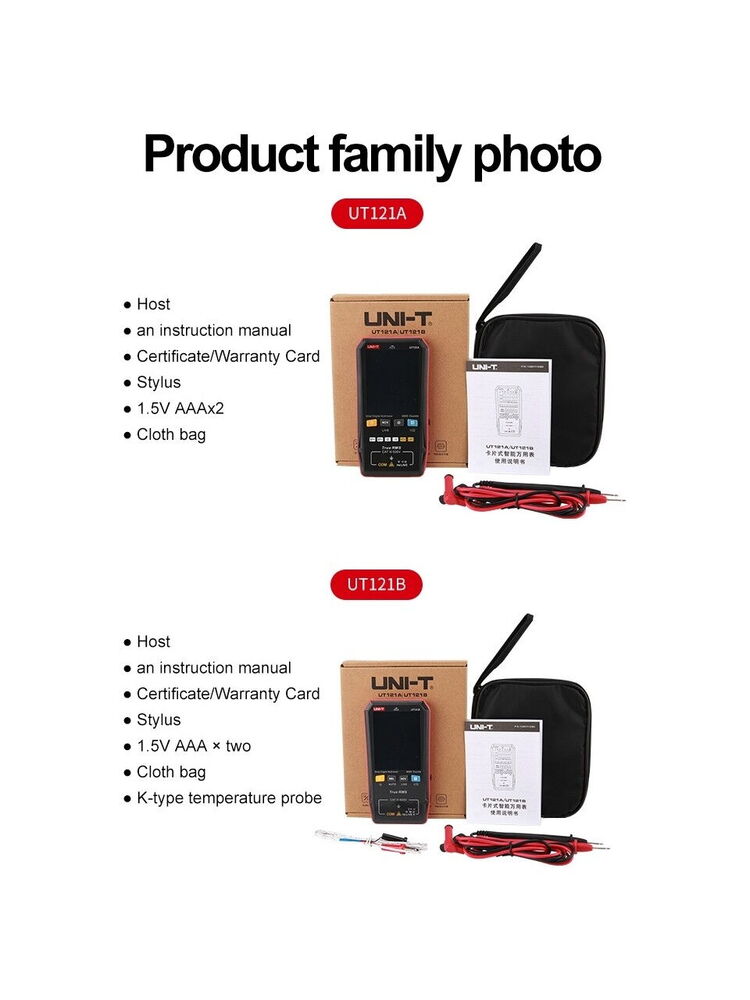 Unit UT121B Smart Dijital Multimetre