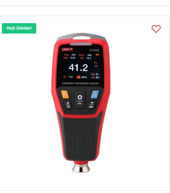 Unit UT343E Kaplama ve Boya Kalınlığı Ölçer