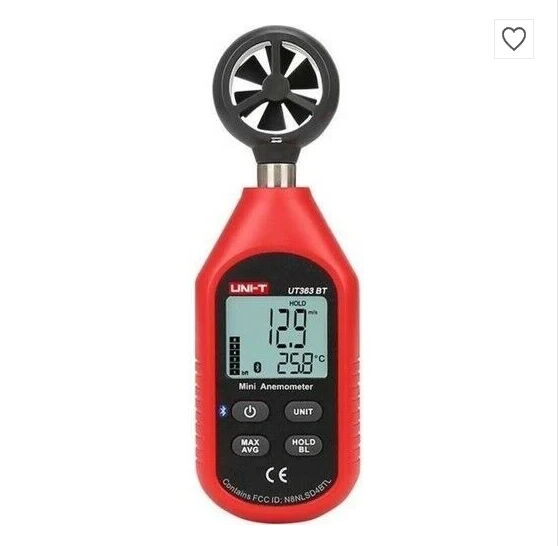 Unit UT363BT Mini Rüzgar Hızı Ölçer Anemometre