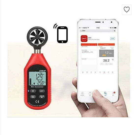 Unit UT363BT Mini Rüzgar Hızı Ölçer Anemometre