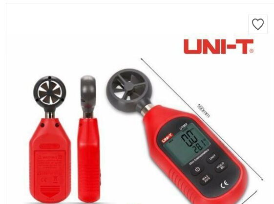 Unit UT363BT Mini Rüzgar Hızı Ölçer Anemometre