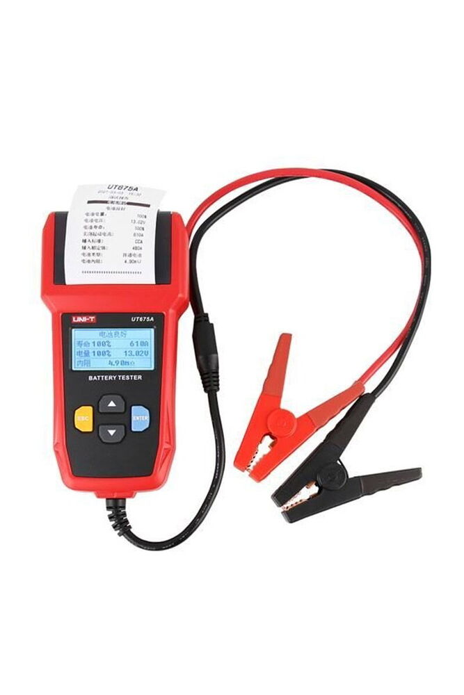 Unit UT675A 3-250A Arası Yazıcılı Dijital Akü Test