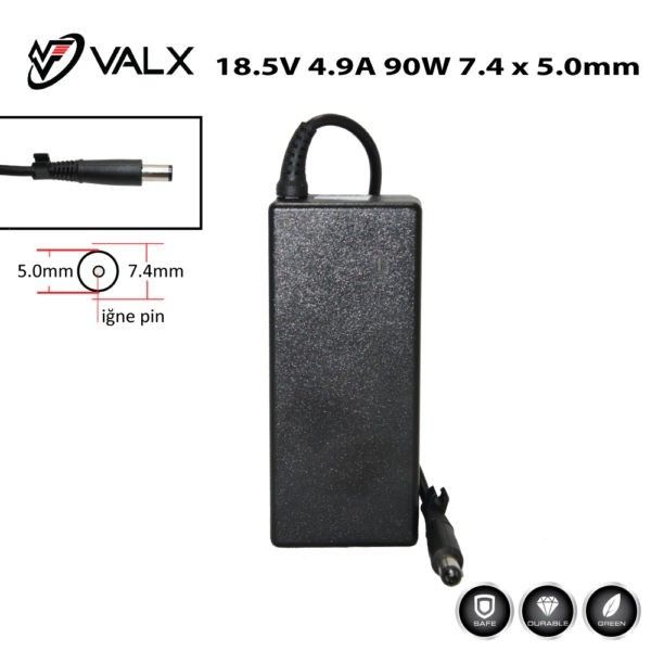 Valx LA-18575 18.5V 4.9A 90W 7.4x5.0 Laptop Adapt