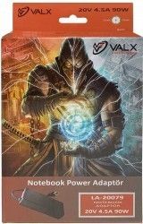 Valx LA-20079 20V 4.5A 7.9*5.5mm Notebook Adaptör
