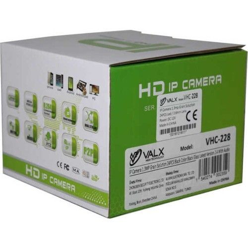 Valx VHC-228 3.6mm 1.3Mp Dome Sesli Ip Güvenlik Ka
