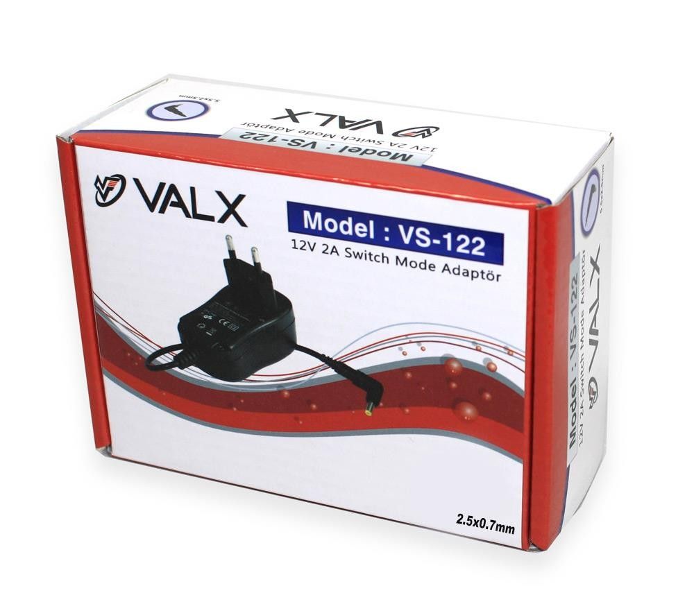 Valx VS-122 12V 2A DC 2.5x0.7 Switch Mode Adaptör