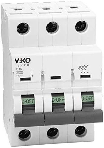 Viko 3VTB-3C25 3x25A C K Otomat 3kA