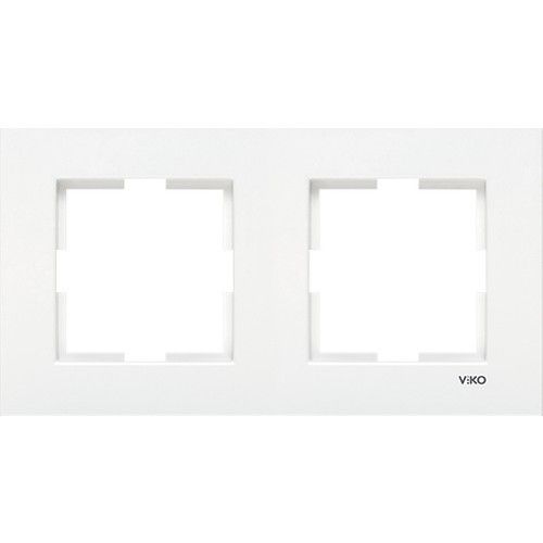 Viko Karre 90960201 Beyaz İkili Çerçeve