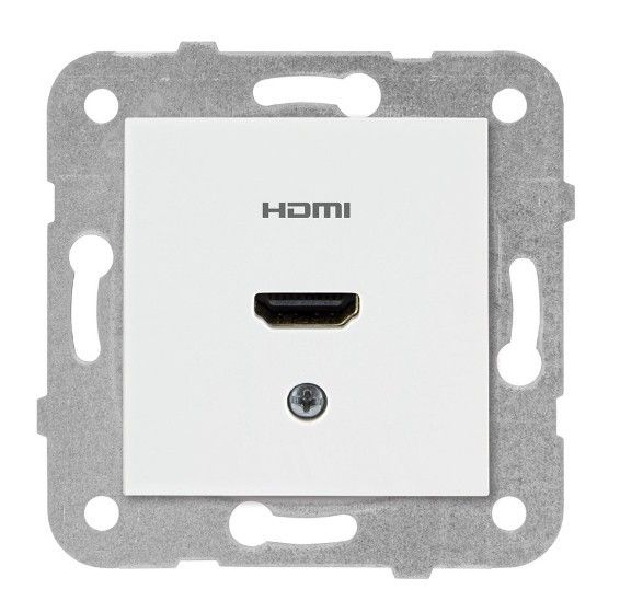 Viko Karre Meridian Beyaz HDMI Konnektör Mek+Kap