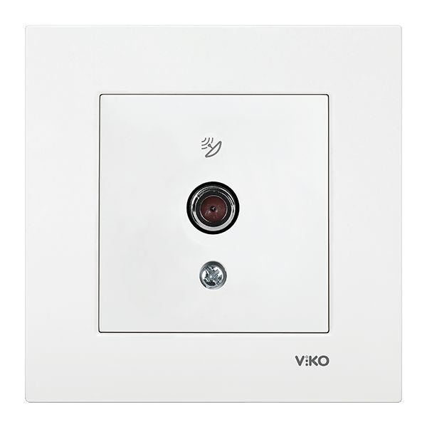 Viko Karre Meridian Beyaz Uydu Prizi Sonlu MEK+D/K