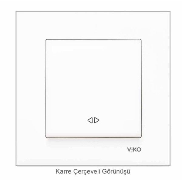 Viko Karre Meridian Beyaz Permütatör Mekanizma