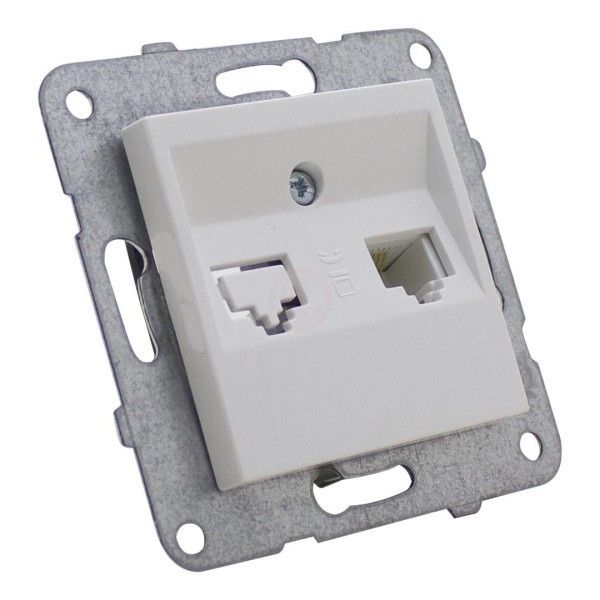 Viko Karre Meridian Beyaz Tekli Nümeris MEK+D/K