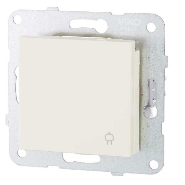 Viko Karre Meridian Krem Kapaklı Top. Priz Mek+D/K