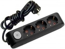 Viko Multilet Üçlü 5m ÇK Anh Top Grup Priz Siyah