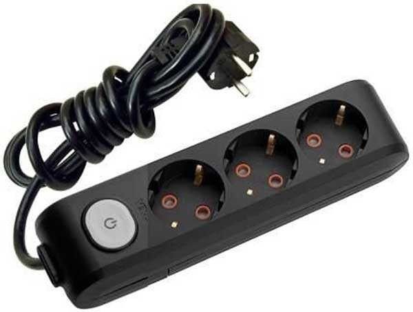 Viko Multilet Üçlü 5m ÇK Anh Top Grup Priz Siyah