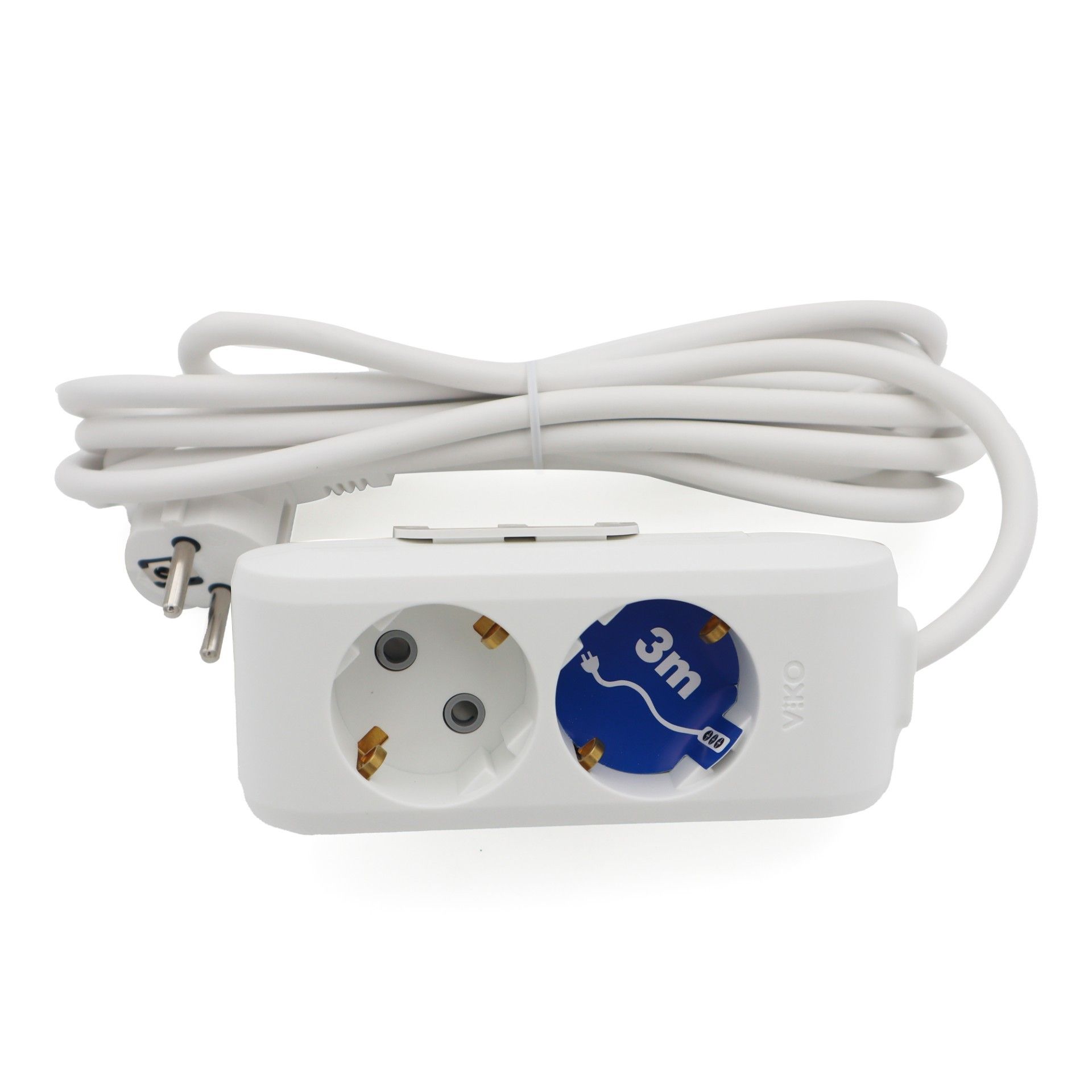 Viko Multilet İkili 3m. ÇK Topr. Klem. Grup Priz