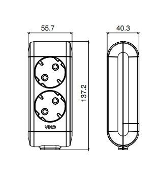Viko Multilet İkili ÇK Topr. Klem. Grup Priz