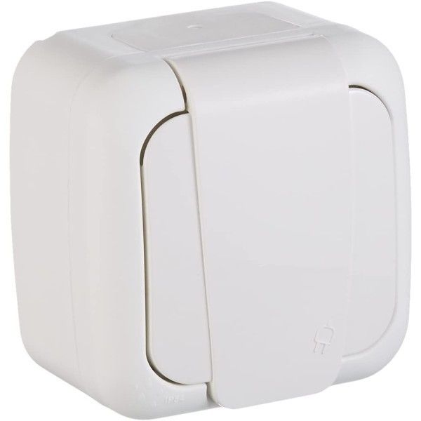 Viko Palmiye Beyaz Nemliyer Topraklı Priz