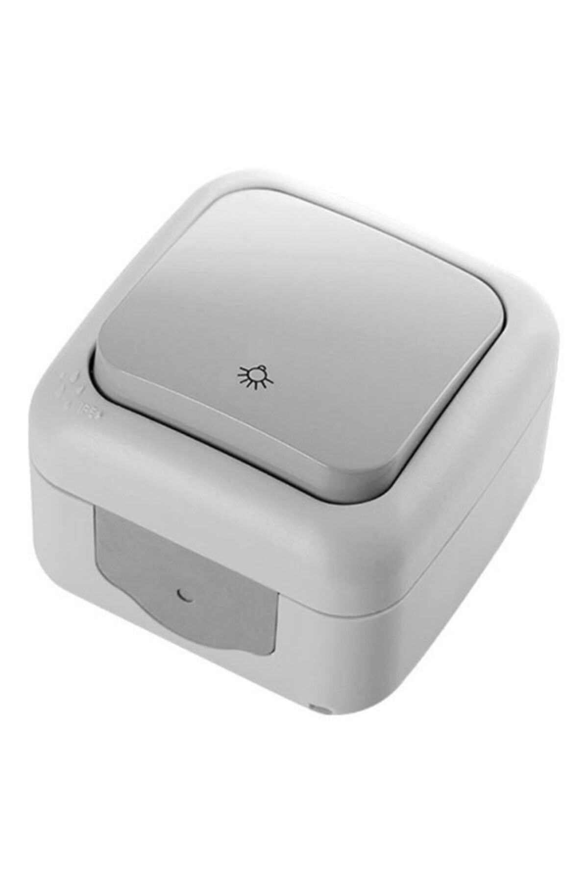 Viko Palmiye Gri Nemliyer Light Anahtar