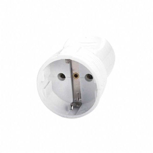 Viko Topraklı Dişi Fiş Beyaz