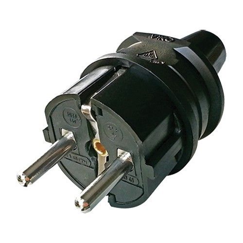 Viko Topraklı Erkek Fiş Siyah