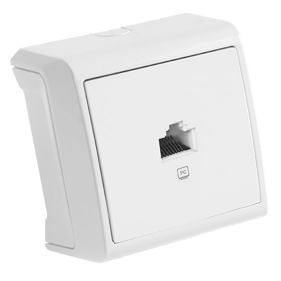 Viko Vera Beyaz Tekli Data CAT5e