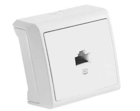 Viko Vera Beyaz Tekli Data CAT5e